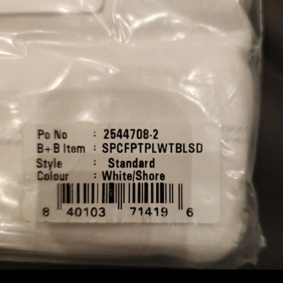 NEW Boll & Branch Flannel pillow cases. Set of 2. Standard. New with tags FINAL - Picture 4 of 6